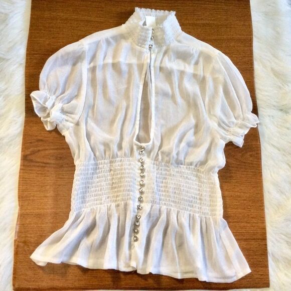White Diamond Blouse - Picture 4 of 11